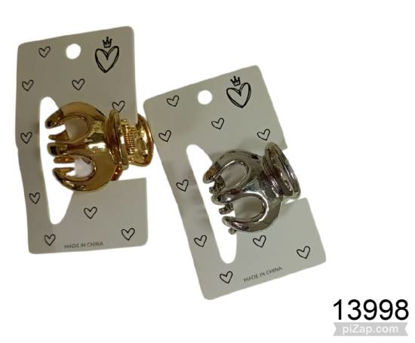 Imagen de BROCHE PELO DORADO/PLATEADO CHIQUITO 3.26